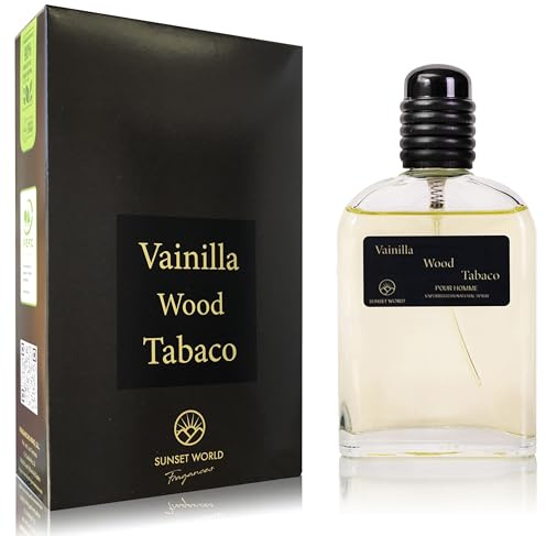 Vainilla Wood Tabaco - Kompatibel mit Tobacco Vanille di Tom Ford. Eau de Cologne Intensiv 100 ml, Parfum Herren, Äquivalentes Parfüm