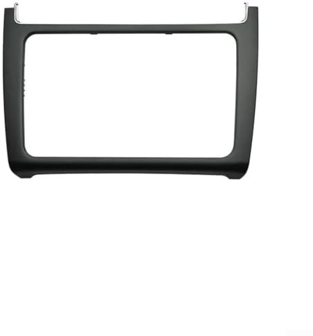 Einbaurahmen Autoradio für Polo für 6r 2014-2017 2 für din Blende Montagekit ABS Schwarz Passgenau für armaturenbrett Umrüstung