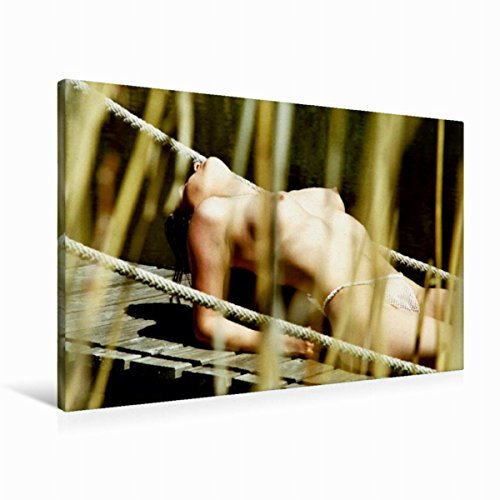 Premium Textil-Leinwand 90 x 60 cm Quer-Format Natürlich nackt, Leinwanddruck von Juri Lee