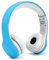 Anble Kids Headphone Over Ear, Wired Headsets with Microphone with 93dB Volume Limited, 3.5mm Audio Sharing Jack Cable, Foldable Children Headphone for iPhone iPad Amazon Fire 7 8 - Blue