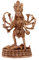 Purpledip Maa Kali Brass Statue: Hindu Religious Goddess Devi Idol, Indian Deity Handmade Sculpture (11238)