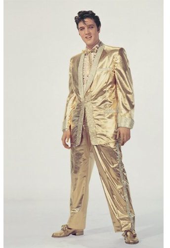 modern times -5er Set Magnet Kühlschrankmagnet LUSTIG - Motiv: ELVIS PRESLEY GOLDEN SUIT - MAGNETE, Anlass:, Künstler/Verlag ABG EPE IP LLC elvis.com, Größe: 8,5x5,5 cm