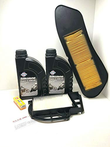 KIT TAGLIANDO X-CITY X-MAX XMAX XCITY 250 20007 2008 2009 2010 FILTRI CANDELA OLIO SUPER 4