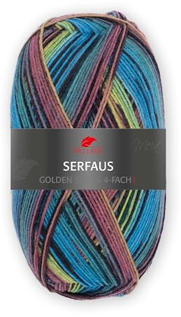 PRO LANA Serfaus - Golden Socks - Farbe: 405.10-100 g/ca. 420 m Wolle