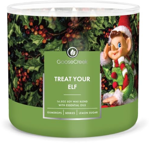 Goose Creek Candle® Treat Your Elf 3-Docht-Kerze 411g