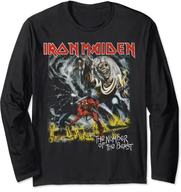 Iron Maiden - Eddie Number Of The Beast Long Sleeve T-Shirt