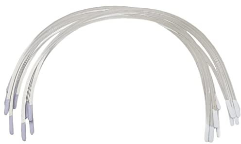 NOPEILVI 6 Pairs Stainless Steel Bra Underwire Coated Replacing Bra Wires Replacement