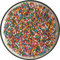Essbare Regenbogen Runden scheiben Süßigkeits streusel | Bunte Dessert Streusel|Kuchen Cupcake Topper | Cookie-Dekorationen | Süße Persönlichkeiten Zuckerstreusel für die tägliche Tortendekoration