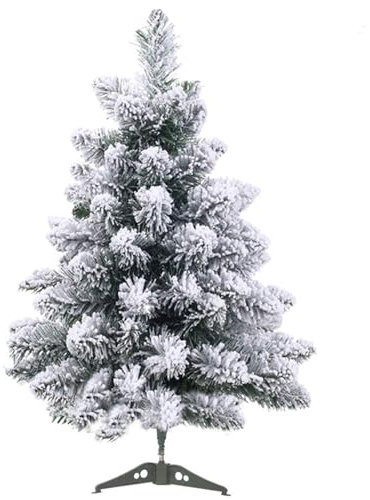 ÁRbol De Navidad Esmerilado 60 Cm ÁRbol De Navidad Blanco Artificial con 60 Ramas De Efecto Nevado Mini áRbol De Navidad con Nieve Y Soporte De Metal Decoraciones NavideñAs
