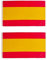 2 BanderaS España sin escudo, bandera colores España,2 bandera sin escudo, 2 Bandera España