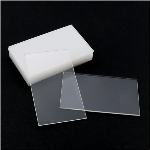 LUORNG 10 rechteckige Tischkarten, blanko, Sitzkarten, transparent, Acryl, blanko, Sitzschilder, 7,5 x 4,5 x 0,2 cm, geeignet für Markennamen, Hochzeiten, Schreibwaren, Tischnummern und