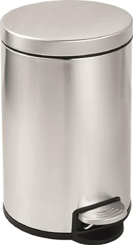 Vigor Pattumiera a pedale inox 12 litri