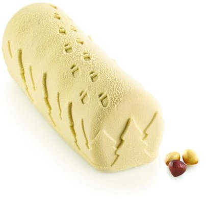 Silikomart - Moule à bûches 100 % silicone platine – Snowy
