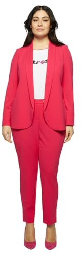 FIORELLA RUBINO: Blazer con Collo a Scialle Curvy Size Fucsia Stagione Primavera Estate 2024.
