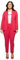 FIORELLA RUBINO: Blazer con Collo a Scialle Curvy Size Fucsia Stagione Primavera Estate 2024.