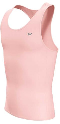 Lo.gas Rennrad Trikot Herren Ärmellos, Radtrikot Leichtgewicht und Atmungsaktiv, Fahrradtrikot mit Gesäßtasche, Pink, L
