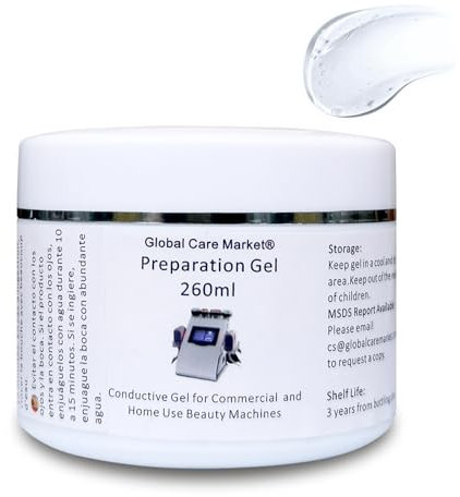 Preparation Gel – RF Conductive Gel with Hyaluronic Acid for Use With Radio Frequency Face and Body Machines, Facial Micro-current Devices, Skin Cooling Gel Primer for IPL Hair Removal Device