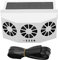 Segrehy Solar Powered Car Window Fan for Rear Window Ventilation, 3-Fan Energy-Saving System with Function, Efficient Cooling for UK Homes