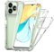 iTape PC+Acryl Transparent Handyhülle Geeignet für ZTE Blade V50 Design 4g, [Kein Vergilben] [Schutz in Militärqualität] Anti-Kratzer und Anti-Fall Transparente Hülle, 360° Schutz