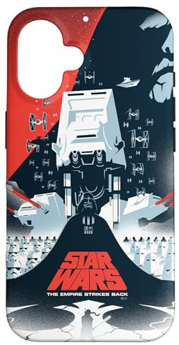 Star Wars The Empire Strikes Back Illustrated Movie Poster Case for iPhone 16