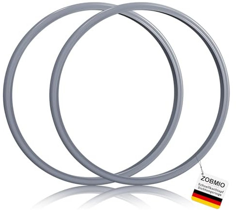 ZOBMIO 2pcs 22cm Dichtungsringe für WMF,Dichtungsring für WMF Schnellkochtopf Ersatzteile,Schnellkochtopf Dichtungsringe für WMF 6068559990 6068559997 und Silit 3L 4.5L 6.5L 8.5L,Dichtung Schnellkocht