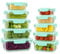 NestnNook Glass Food Storage Containers with Lids, BPA-Free, Reusable Meal Prep Containers with Durable Snap-Lock Lids,Airtight, Leakproof, Oven Safe, Microwave, Freezer & Dishwasher safe (10-Pack)