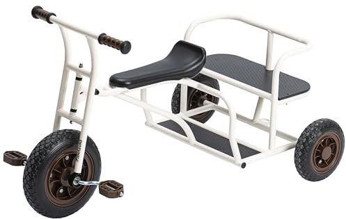 Betzold - Dreirad „BuddyPlus - Kinder-Fahrzeug mit 3 Sitzen, Trittbrett und Armlehnen