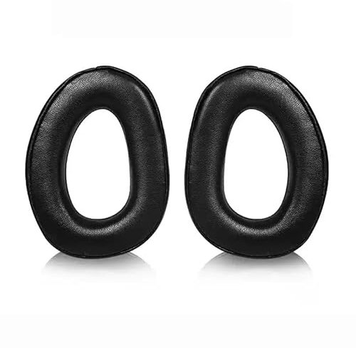 GSP300 Ear Pads Replacement Earpads Suitable for Sennheiser GSP301 GSP302 GSP303 GSP350 GSP370 GSP 300 301 302 303 350 370 Headphones (Black Lambskin)