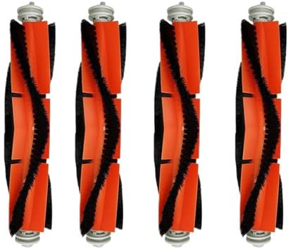 ZECKJVTD Pièces Détachées for Aspirateur Robot, Brosse Principale, Compatible avec Mi, Robot Vacuum-Mop 2 Ultra, Compatible avec Dreame, L10 Plus, Z10 Pro STYTJ05ZHM(4pcs)