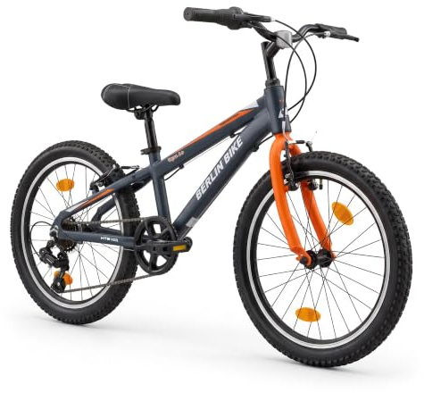 Grizz 20 Zoll Mountainbike - Leichter Aluminiumrahmen - 7-Gang Shimano