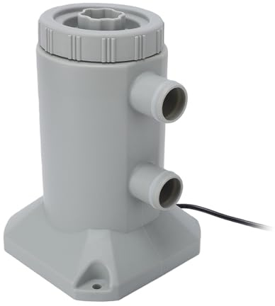 Smandy Pompe de Filtre de Piscine Hors Sol, Pompe de Piscine Scellée de Longue Durée pour Petites à Moyennes (Prise UE 220V)