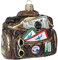 Christbaumschmuck von Gartenschätze- Tannenbaumschmuck Reisetasche, 7 cm, 0584BR