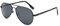 Pro Acme Small Sunglasses Small Face Polarized Pilot Sunglasses for Men and Women (Black Frame | Black Lens)