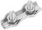sourcing map 5Pcs 304 Stainless Steel Duplex Wire Rope Clip Cable Clamp Suit for 1mm-1.5mm Rope
