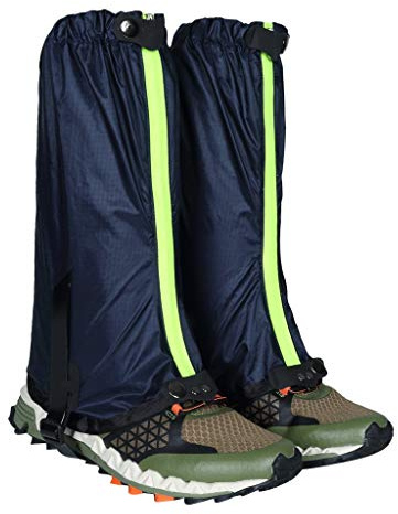 Tubayia Outdoor Wasserdicht Gamaschen Beinschutz Gaiter für Wandern, Camping, Klettern, Jage usw