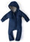 Ehrenkind® WALKOVERALL | Baby Wollwalk-Overalls aus Natur Schurwolle mit Reißverschluss | Walk Wolle Woll-Anzug für Kleinkind und Baby | Blau Gr. 50/56