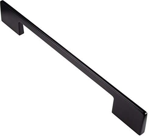 Gedotec Schubladengriff Industrial Möbelgriff 288 & 320 mm im Landhaus-Stil - DINO | Türgriff Schranktür & Küchen-Schränke | Griff Metall schwarz | 1 Stück - Schrankgriff Vintage mit Möbel-Schrauben
