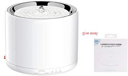 EUYIMOMO Distributeur de croquettes pour Chat,Distributeur d'eau à Circulation Automatique Intelligent, Distributeur d'eau Automatique pour Chats et Chiens de Compagnie