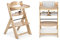 ms Trona para bebé de Madera Full de - Evolutiva- Silla Alta, Ergonómica, Regulable, Segura, Blanco