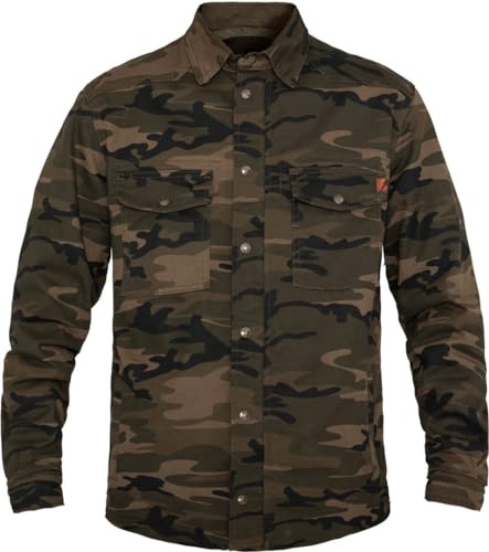 John Doe New Camouflage Motorrad Hemd | Wetterfester Fahrkomfort