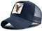Baseballcap Meshcap Kappe 7 Panel Mesh Kappe Breathable Verstellbar Baseballmütze Truckercap für Herren und Damen (Weiß schwarz)