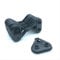 Clip de Lona/Brise-visue, Clips para fijación de Malla de sombreado Fermarete Frangisole, fijación para Colgar para Red de Sombra para Invernadero de jardín, 50 Unidades, Color Negro