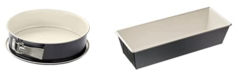 Dr. Oetker Springform Ø 28 cm Back-Trend & Kastenform 30 cm BACK-TREND, Königskuchenform mit ausgezeichneter Wärmeleitung, Kuchenform aus Stahl mit keramisch verstärkter Antihaft-Beschichtung, 1 Stück
