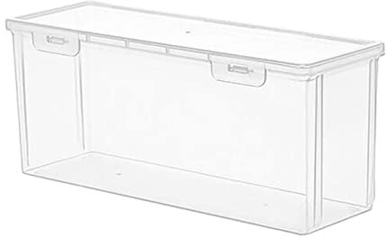 Leisurealeaneag Panera de plástico transparente para encimera de cocina, 30 x 10,5 x 13 cm, estilo 2