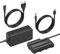 Mspalocell NP-F550/F770/F970 Dummy Battery Kit, Adaptateur d'alimentation AC avec connecteur de batterie pour Sony CCD-SC55 TR516 TR716 TR818 TR910 TR917
