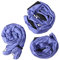 TOUISEDGI Yoga Swing Sling, Atmungsaktive Aerial Yoga Fitness Hängegriff Inversion Swing Sling Hängematte Für Yoga Hängematte 250 × 150 cm(Lila)