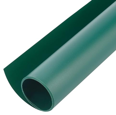 BENECREAT 100x40cm Dark Green PVC Photography Backdrop, Dual Matte Side Vinyl Photo Background for Product Video Photography Photo Studio, 0.4mm Thick