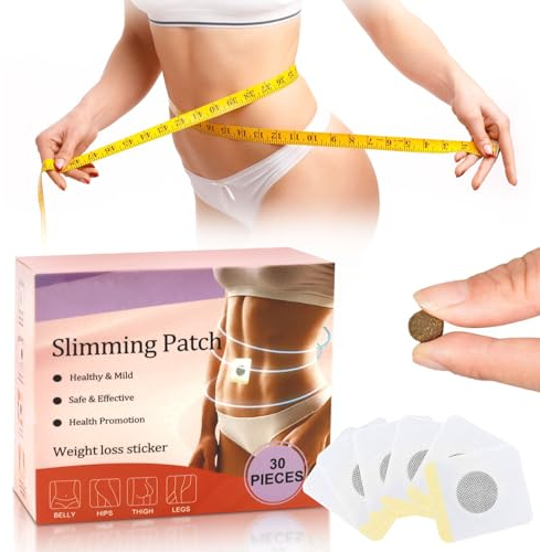 30 Stück Abnehmen Schnell Fettverbrenner Natürlicher Beifuß Detox Schlankheitspflaster Abnehmen Pflaster Bauchfett Schnell Loswerden Slim Patch Pflaster Abnehmpflaster Bauch Gewichtsverlust Aufkleber