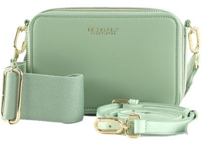 Seidenfelt Tricolor Falun - Umhängetasche 17 cm aqua shades