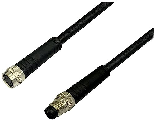 BKL ELECTRONIC 2700038 Sensor-Aktor-Verlängerungsleitung M8 Stecker gerade auf Kupplung gerade 2 m Polzahl Sensoren: 4